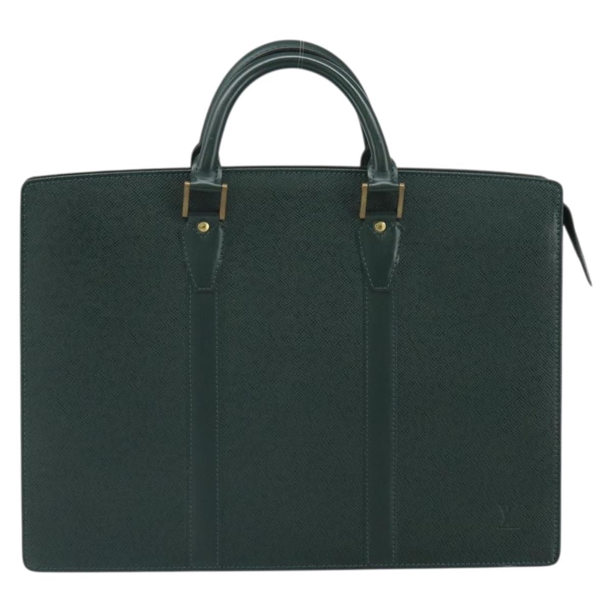 LOUIS VUITTON Taiga Porte Documents Rozan Bag Epicea M30054 LV Auth 168630