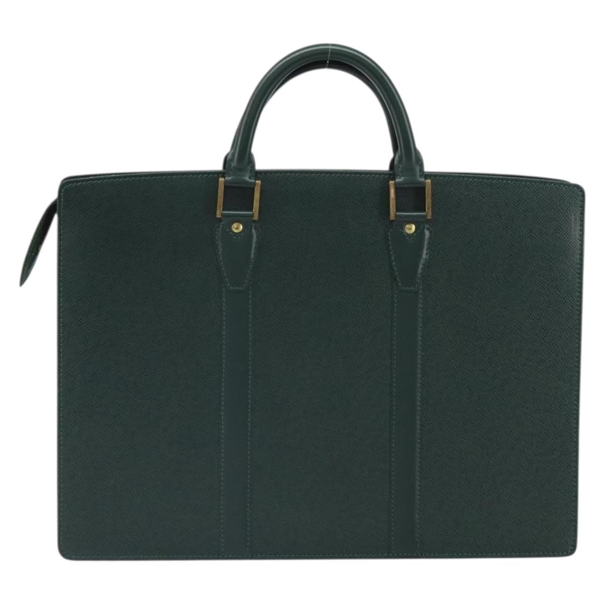 LOUIS VUITTON Taiga Porte Documents Rozan Bag Epicea M30054 LV Auth 168630