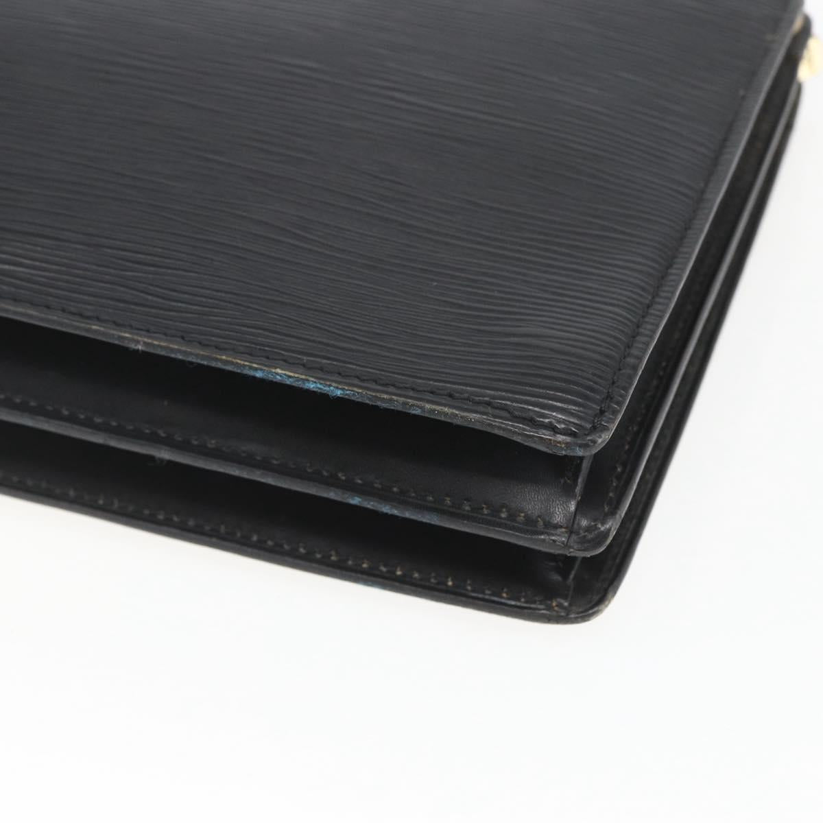 LOUIS VUITTON Epi Angian Shoulder Bag 2way Black M52112 LV Auth 168639