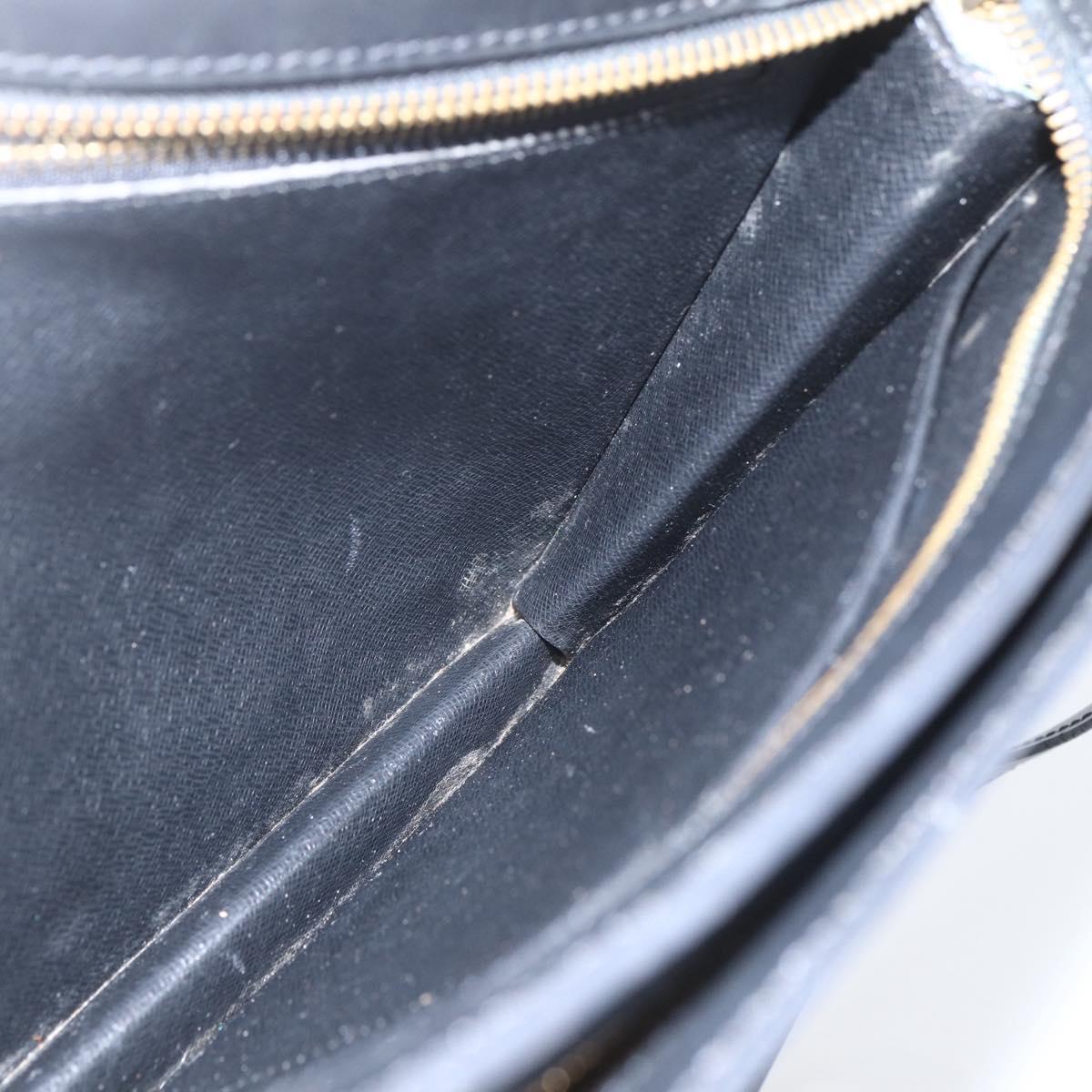 LOUIS VUITTON Epi Angian Shoulder Bag 2way Black M52112 LV Auth 168639