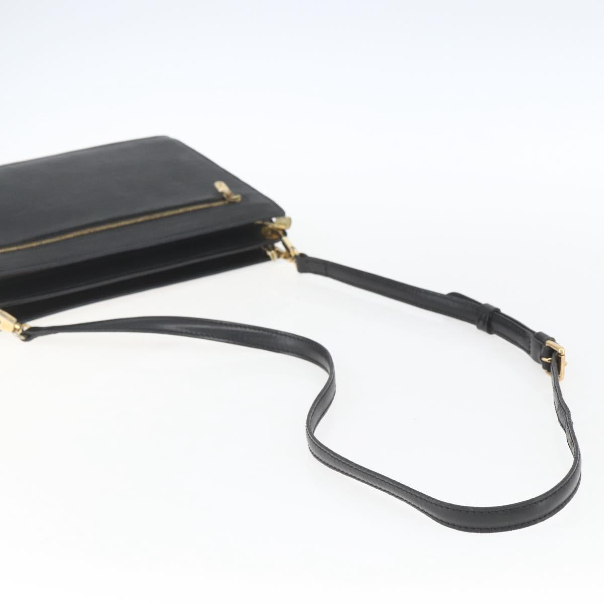 LOUIS VUITTON Epi Angian Shoulder Bag 2way Black M52112 LV Auth 168639