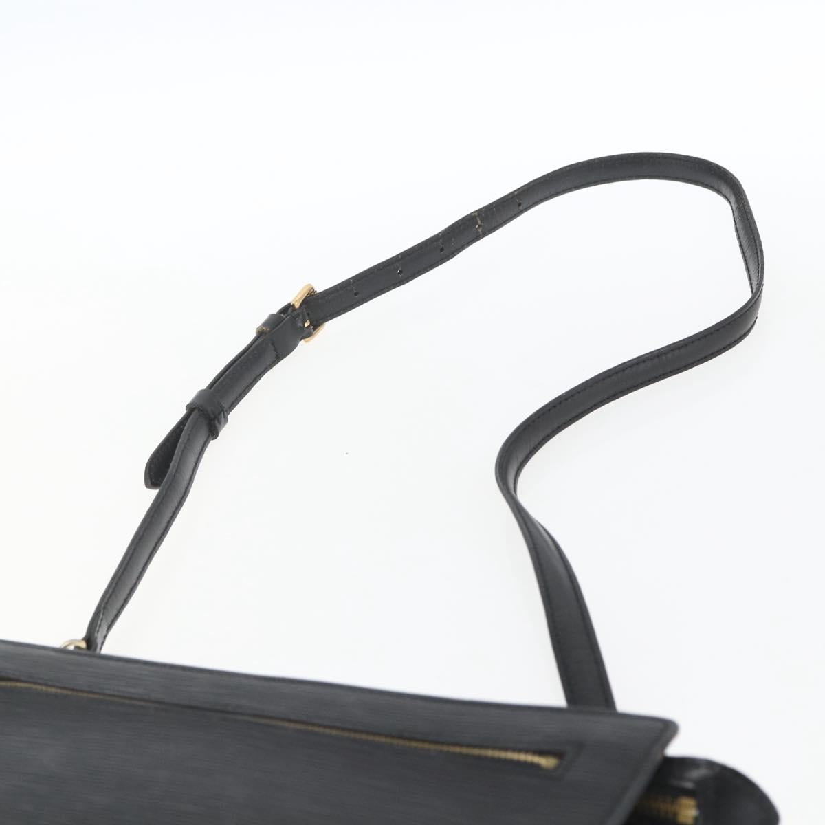 LOUIS VUITTON Epi Angian Shoulder Bag 2way Black M52112 LV Auth 168639