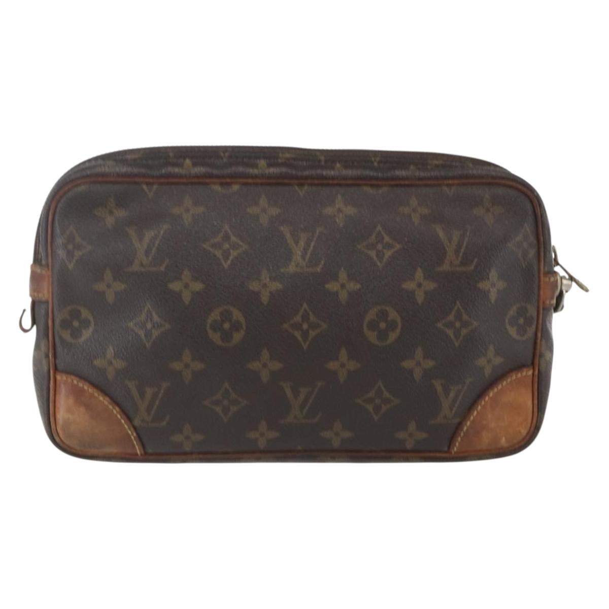 LOUIS VUITTON Monogram Marly Dragonne GM Clutch Bag M51825 LV Auth 168640