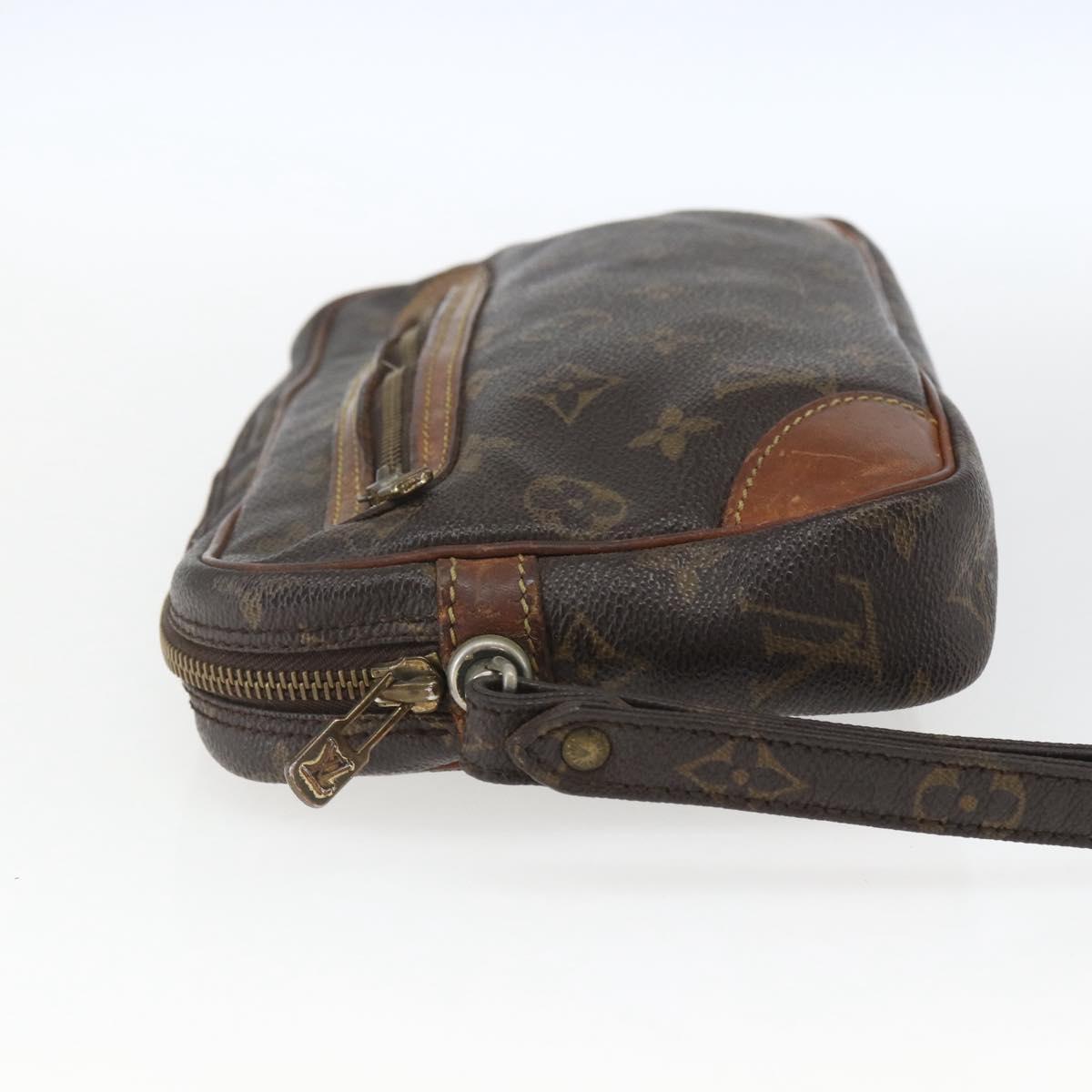 LOUIS VUITTON Monogram Marly Dragonne GM Clutch Bag M51825 LV Auth 168640