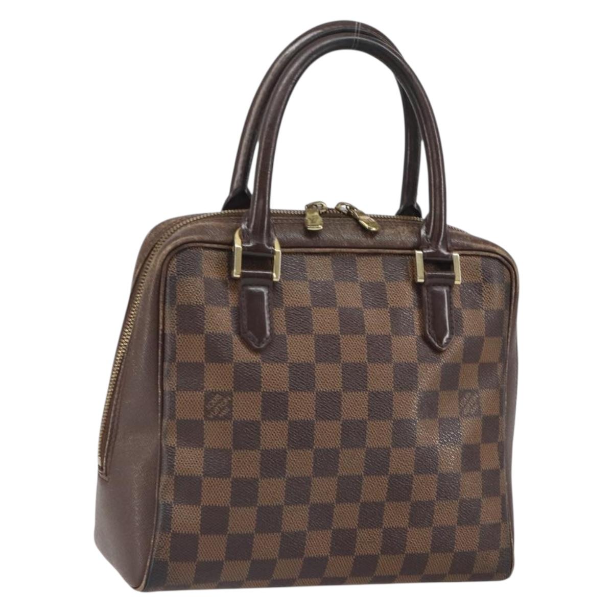 LOUIS VUITTON Damier Ebene Triana Hand Bag N51155 LV Auth 168651