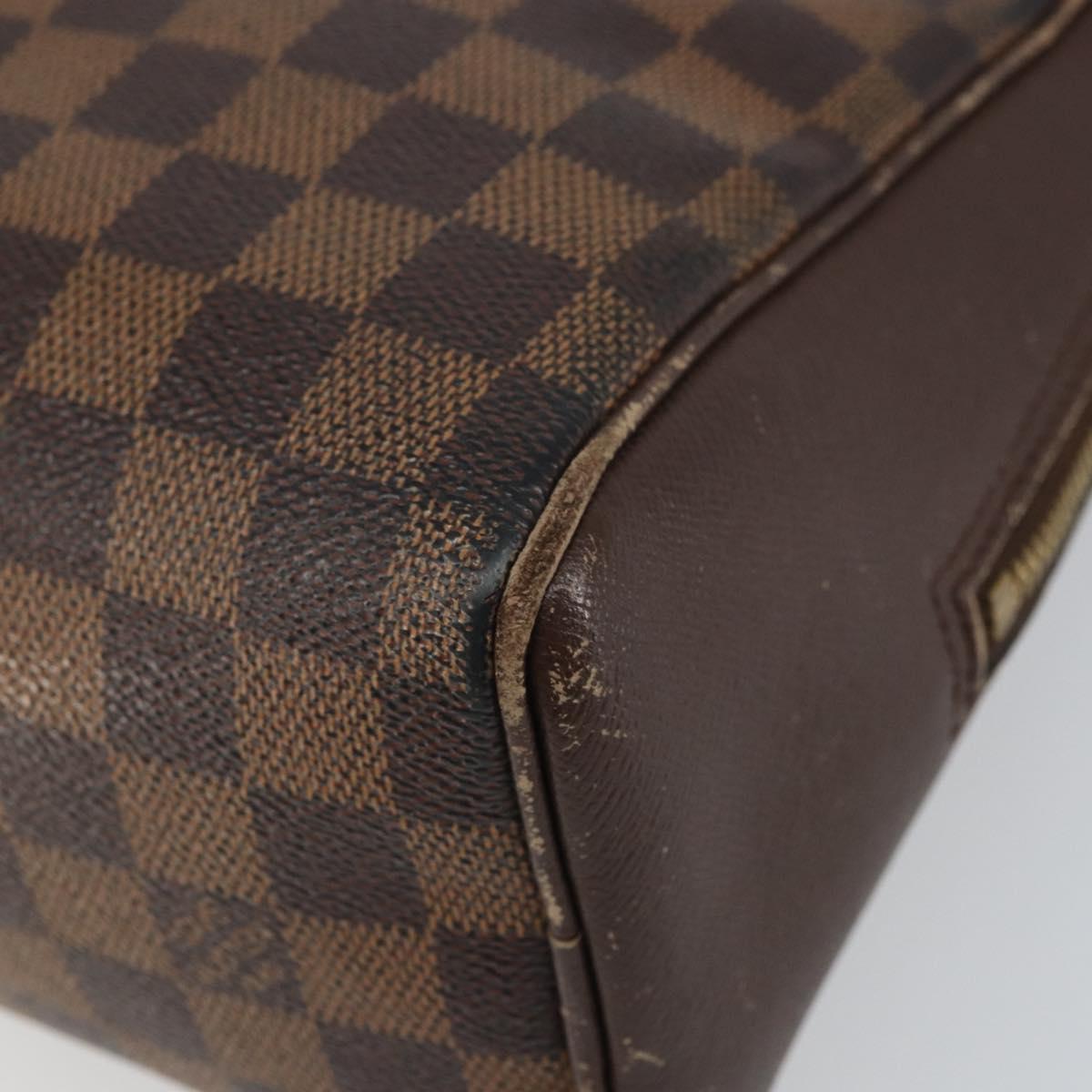 LOUIS VUITTON Damier Ebene Triana Hand Bag N51155 LV Auth 168651