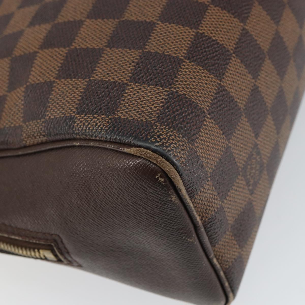 LOUIS VUITTON Damier Ebene Triana Hand Bag N51155 LV Auth 168651