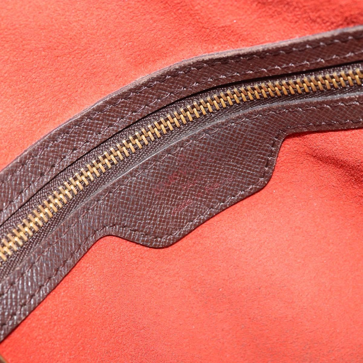 LOUIS VUITTON Damier Ebene Triana Hand Bag N51155 LV Auth 168651