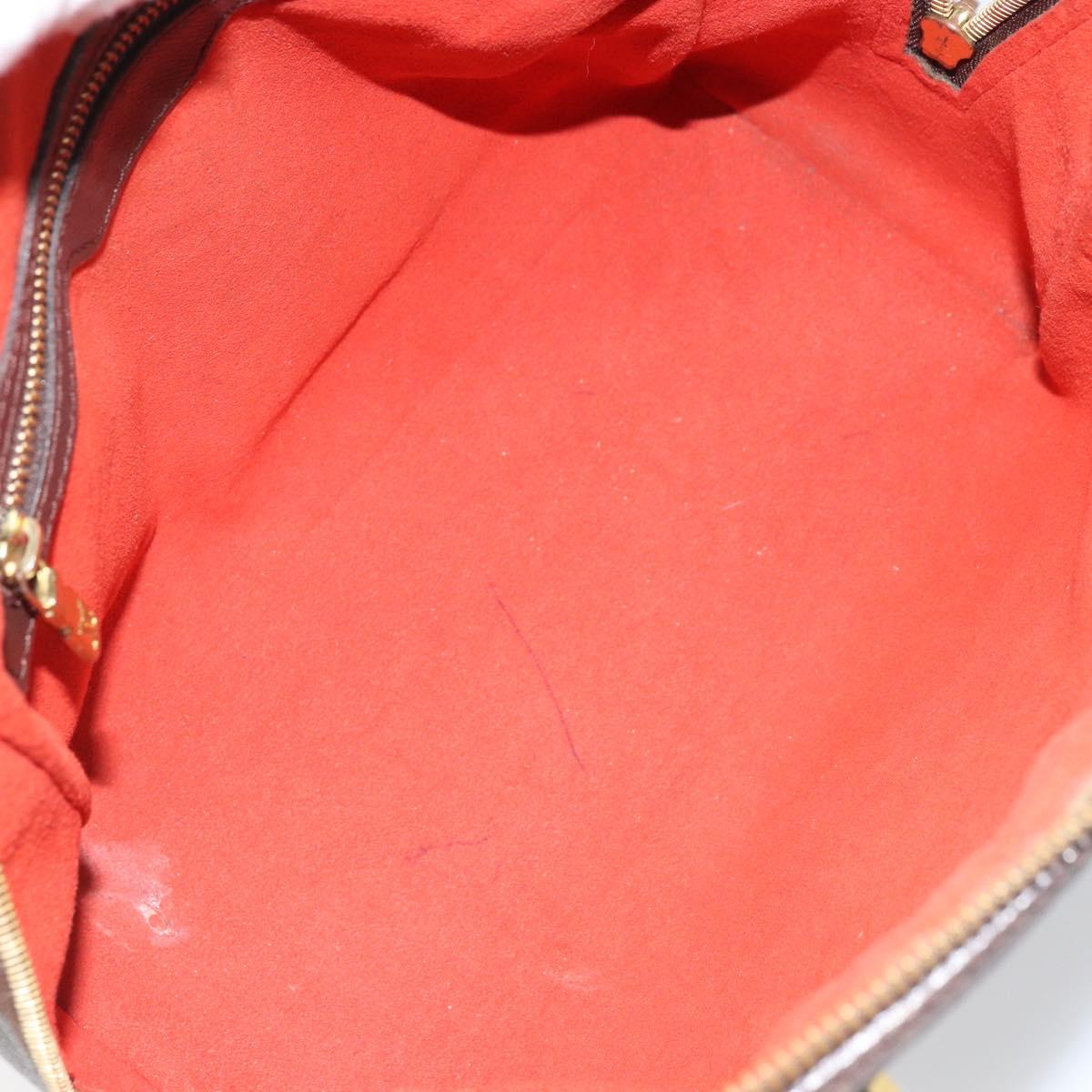 LOUIS VUITTON Damier Ebene Triana Hand Bag N51155 LV Auth 168651