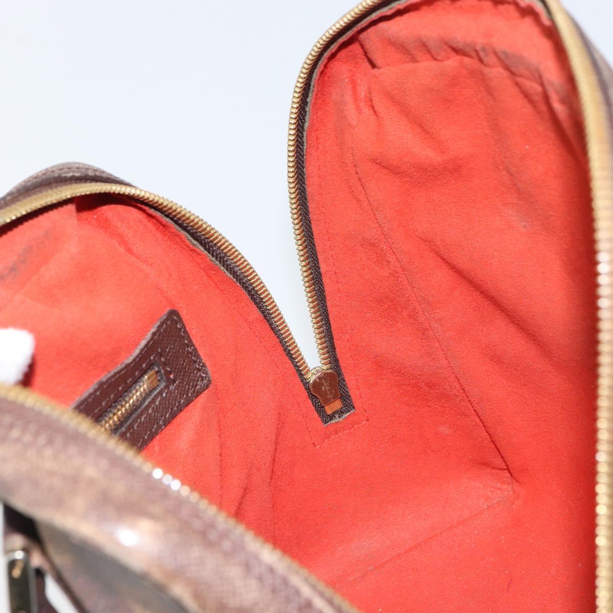 LOUIS VUITTON Damier Ebene Triana Hand Bag N51155 LV Auth 168651