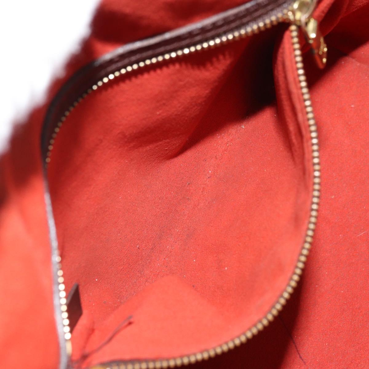 LOUIS VUITTON Damier Ebene Triana Hand Bag N51155 LV Auth 168651