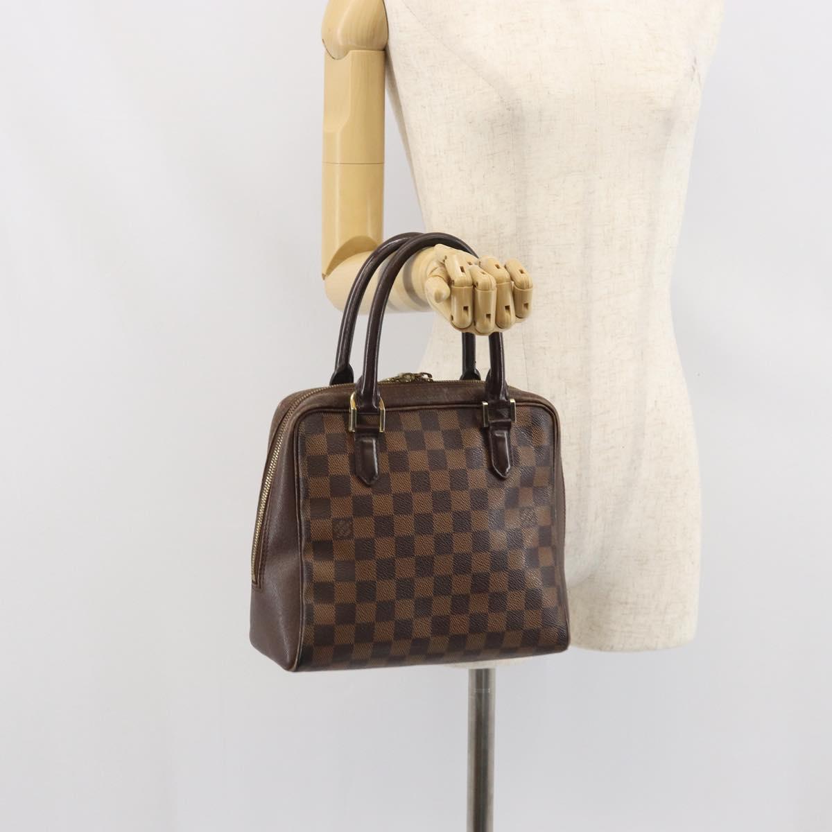 LOUIS VUITTON Damier Ebene Triana Hand Bag N51155 LV Auth 168651