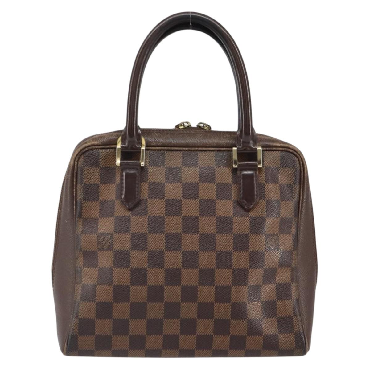 LOUIS VUITTON Damier Ebene Triana Hand Bag N51155 LV Auth 168651