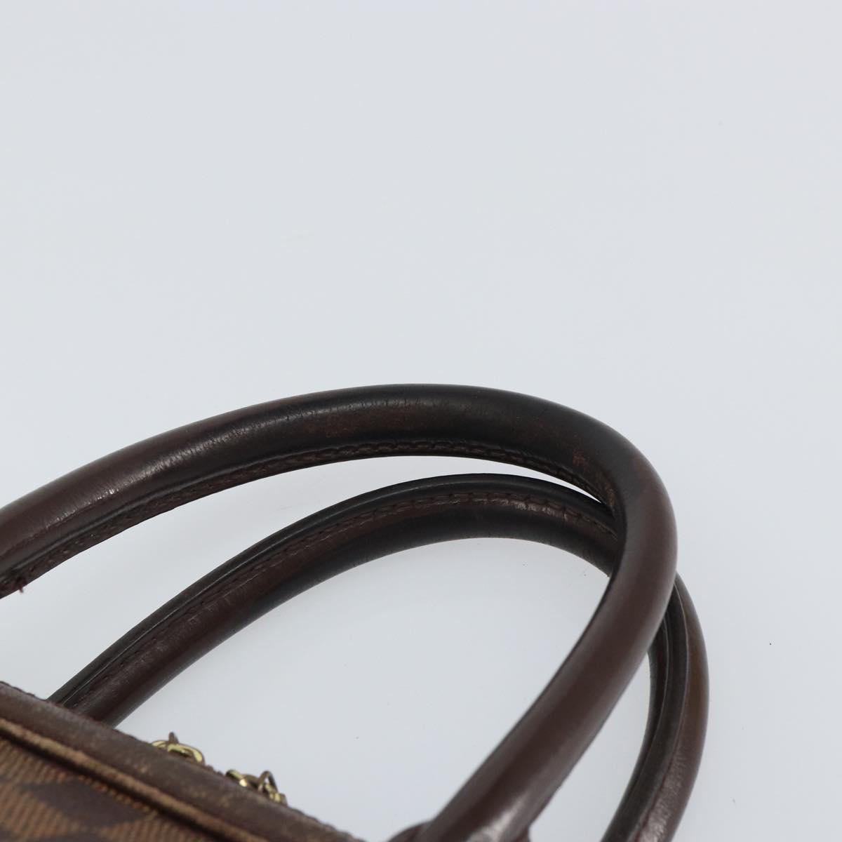 LOUIS VUITTON Damier Ebene Triana Hand Bag N51155 LV Auth 168651