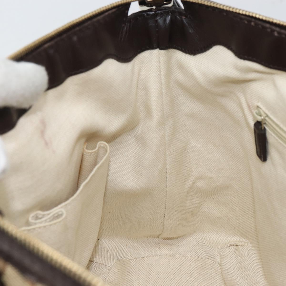 GUCCI Sukey GG Canvas Hand Bag Beige Gold 247902 Auth 168661