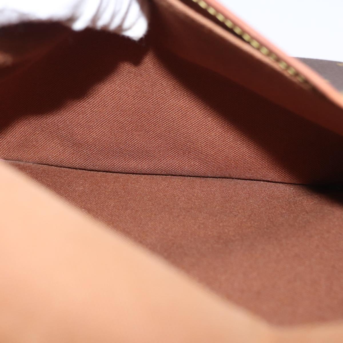 LOUIS VUITTON Monogram Saumur 30 Shoulder Bag M42256 LV Auth 168684