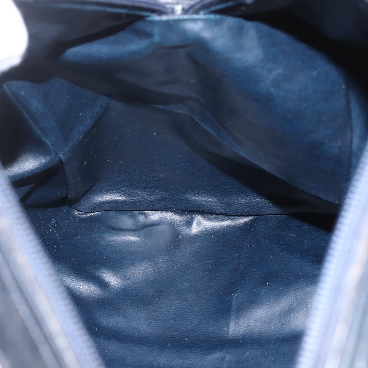 CELINE C Sulky Hand Bag Canvas Beige Gold Auth 168707