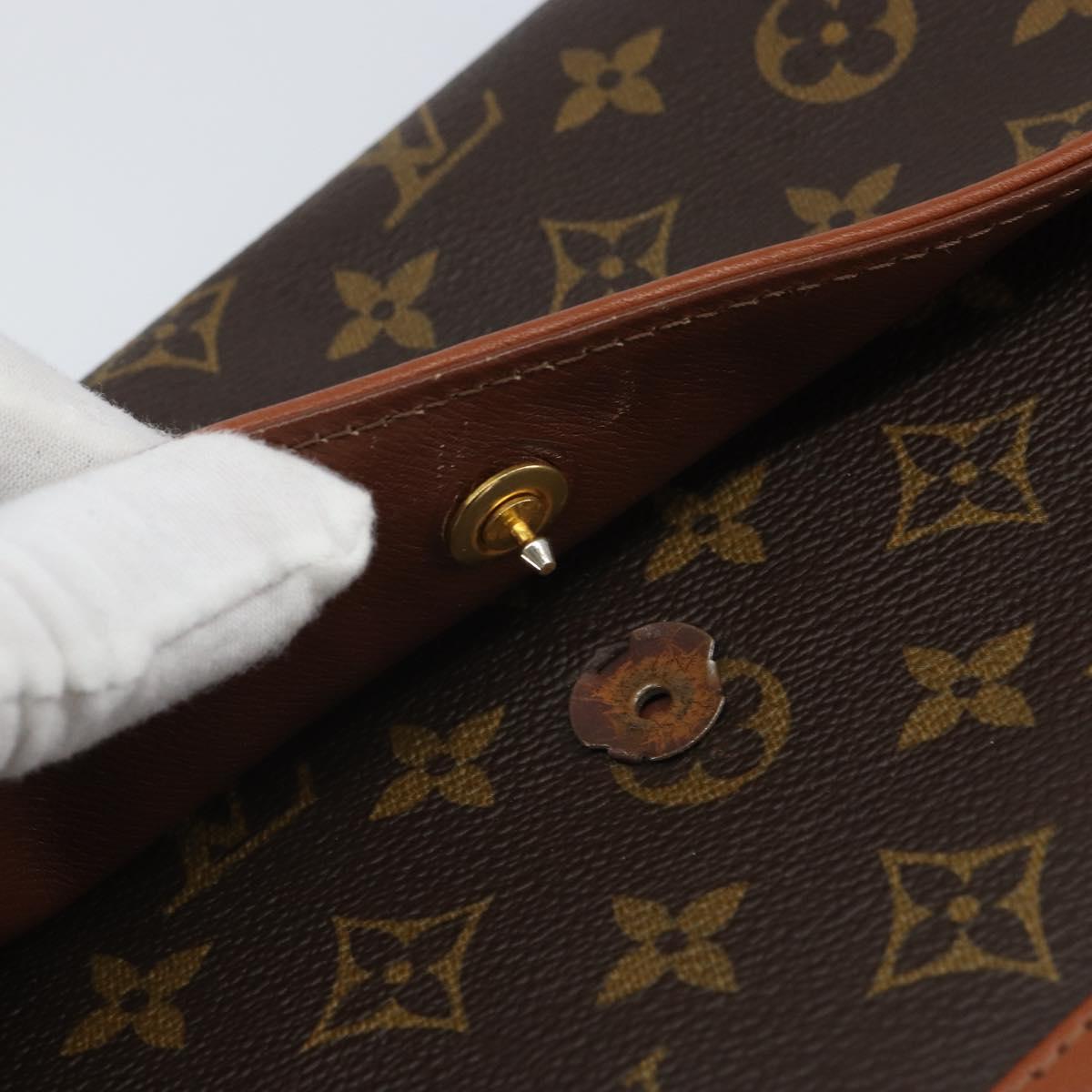 LOUIS VUITTON Monogram Pochette Dam GM Clutch Bag M51810 LV Auth 168730