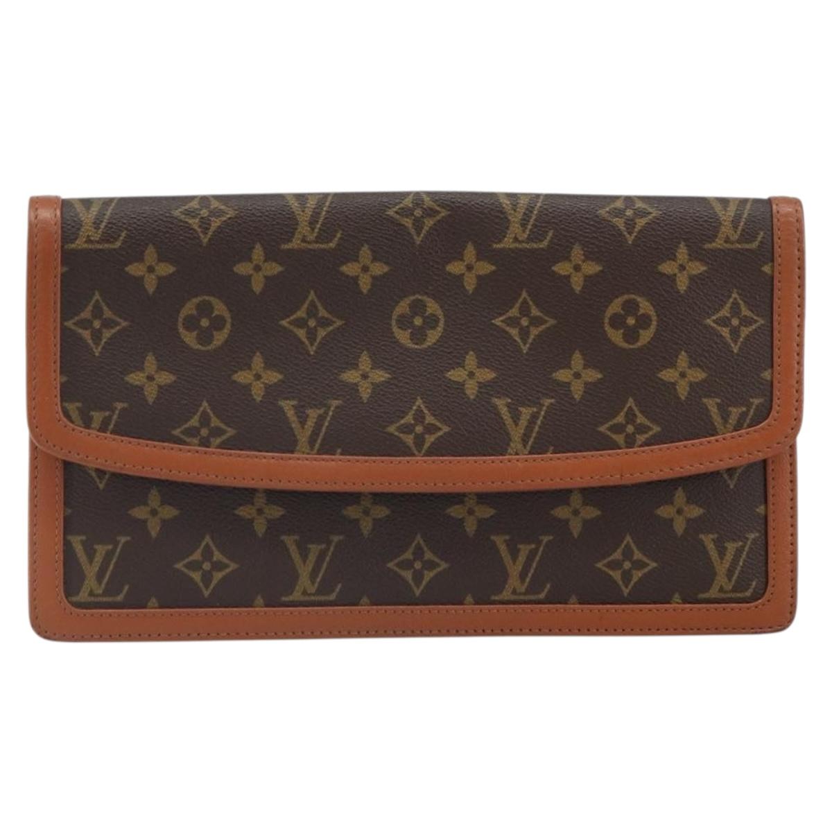 LOUIS VUITTON Monogram Pochette Dam GM Clutch Bag M51810 LV Auth 168730