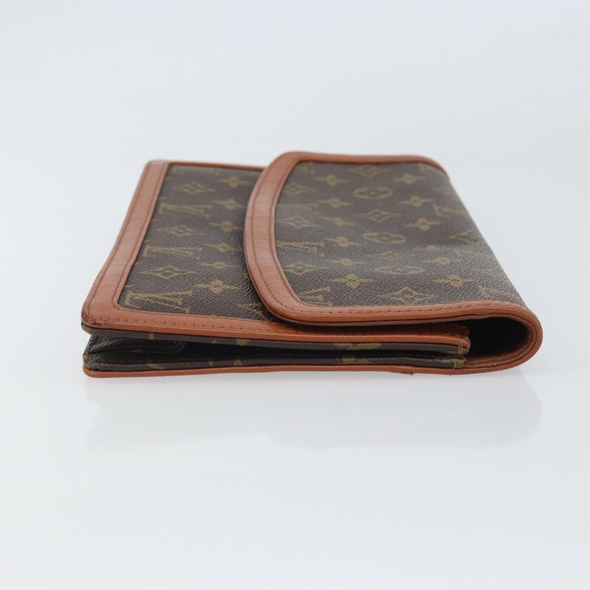 LOUIS VUITTON Monogram Pochette Dam GM Clutch Bag M51810 LV Auth 168730