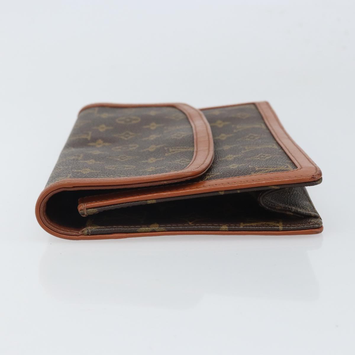 LOUIS VUITTON Monogram Pochette Dam GM Clutch Bag M51810 LV Auth 168730