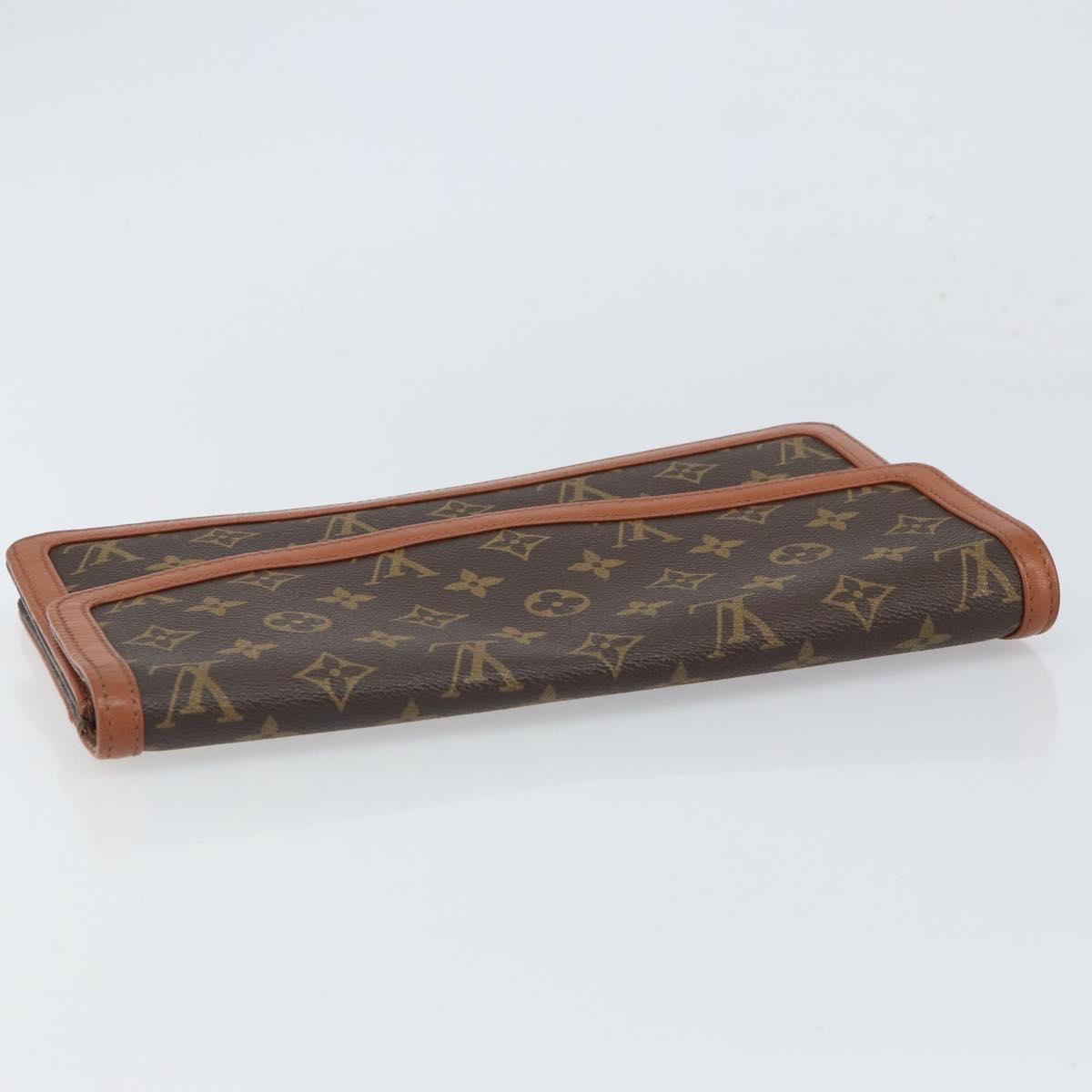LOUIS VUITTON Monogram Pochette Dam GM Clutch Bag M51810 LV Auth 168730