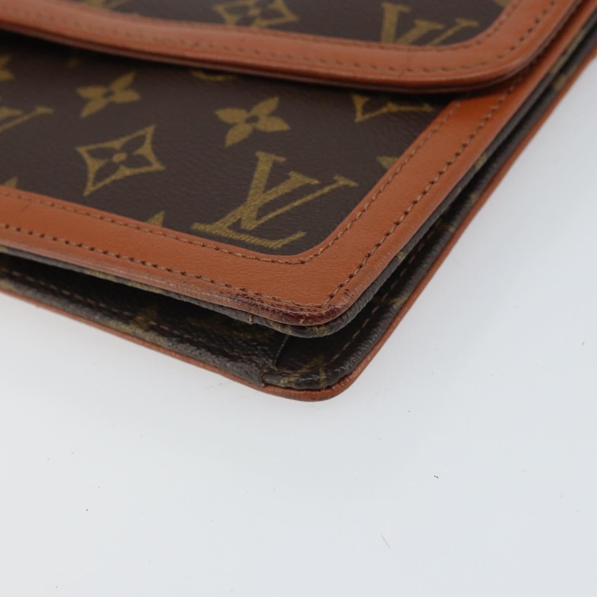 LOUIS VUITTON Monogram Pochette Dam GM Clutch Bag M51810 LV Auth 168730