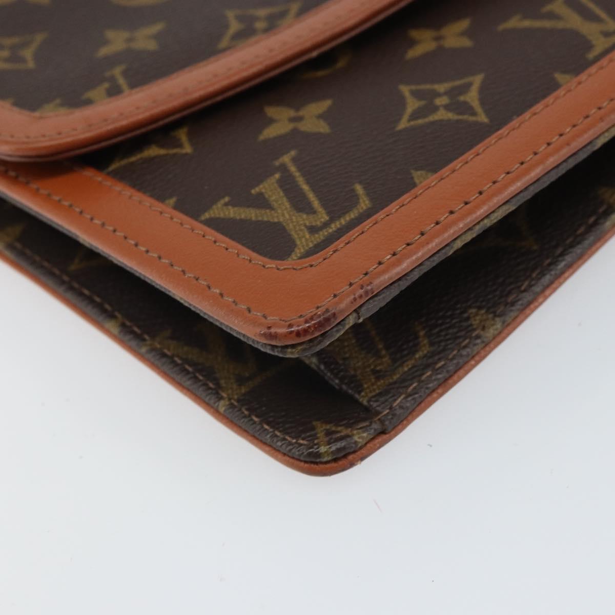 LOUIS VUITTON Monogram Pochette Dam GM Clutch Bag M51810 LV Auth 168730