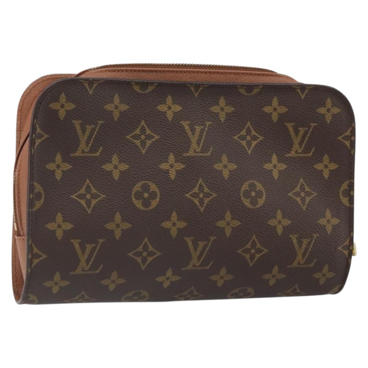 LOUIS VUITTON Monogram Orsay Clutch Bag M51790 LV Auth 168731