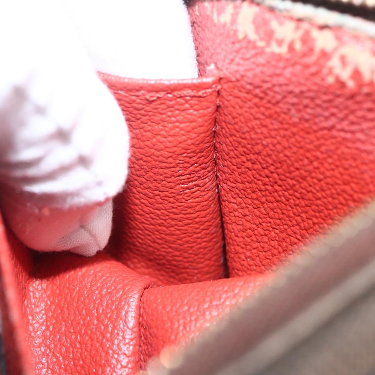 LOUIS VUITTON Damier Ebene Pochette Cosmetic PM Pouch N47516 LV Auth 168750