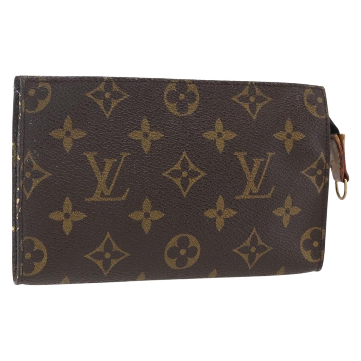 LOUIS VUITTON Monogram Bucket PM Accessory Pouch LV Auth 168751