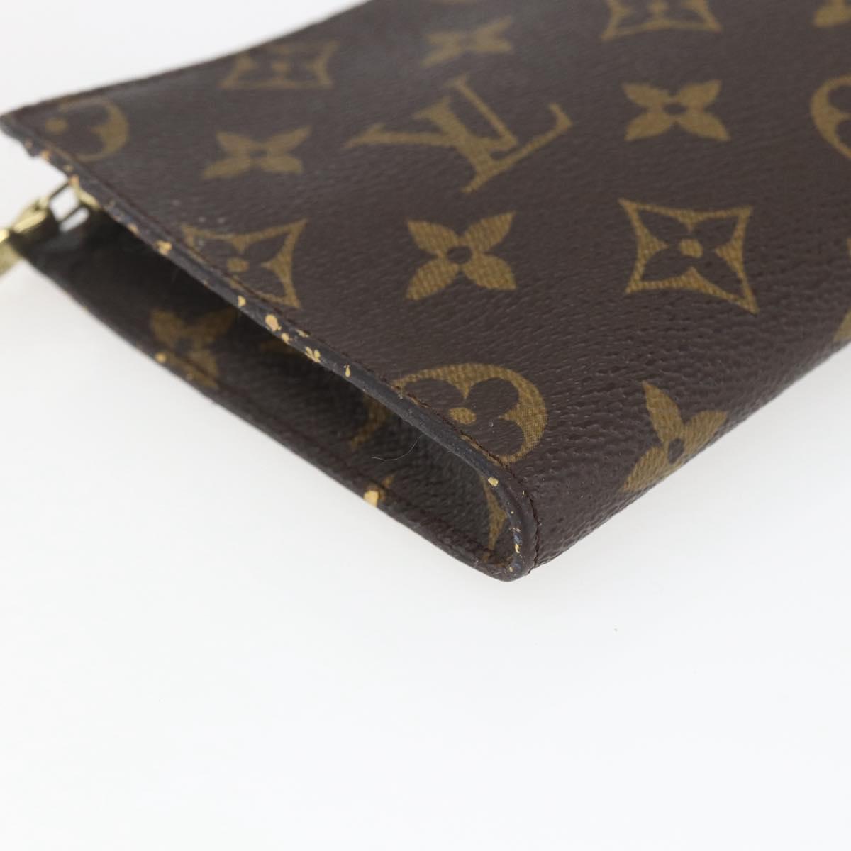 LOUIS VUITTON Monogram Bucket PM Accessory Pouch LV Auth 168751