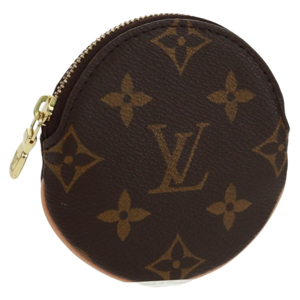 LOUIS VUITTON Monogram Porte Monnaie Rond Coin Purse M61926 LV Auth 168756V