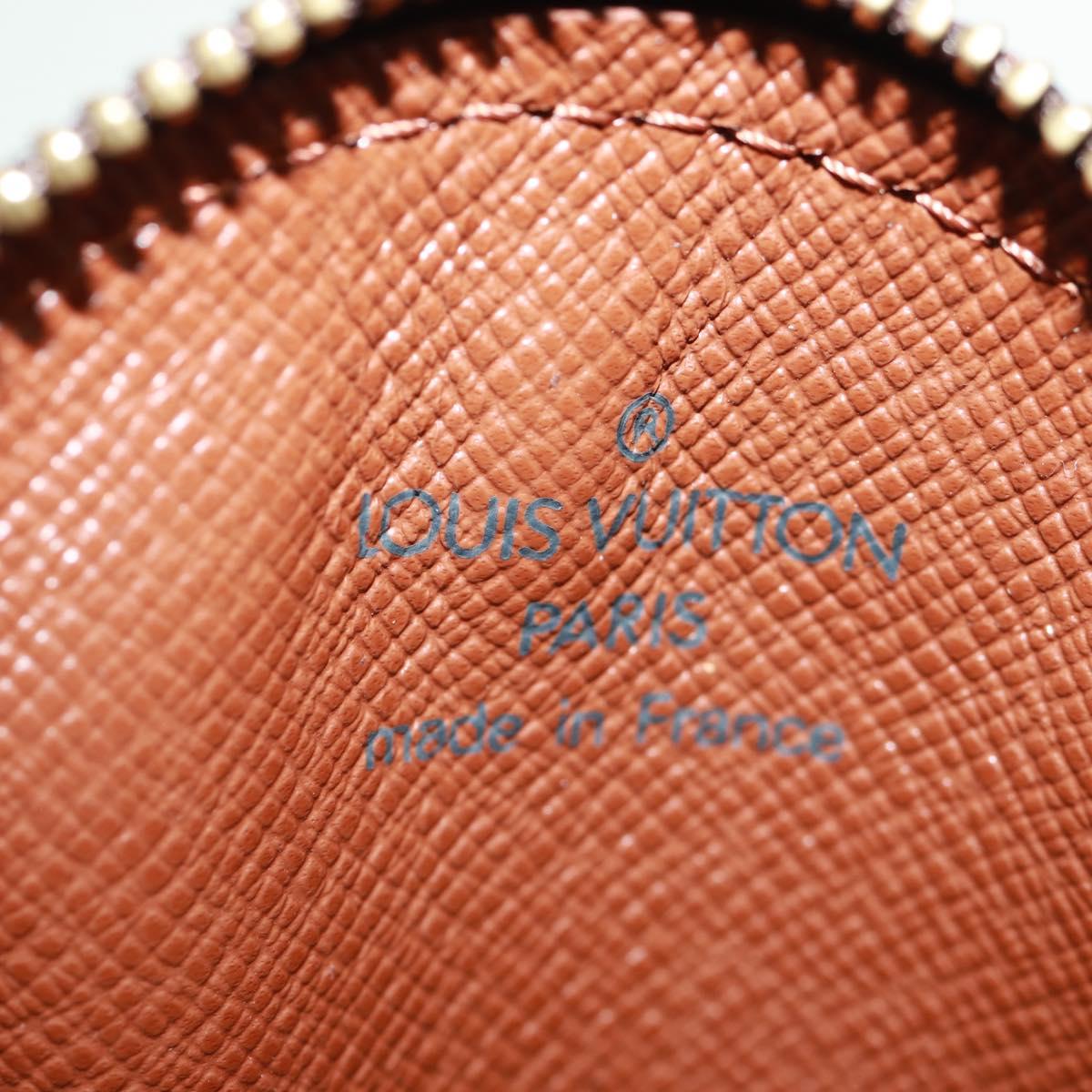 LOUIS VUITTON Monogram Porte Monnaie Rond Coin Purse M61926 LV Auth 168756V