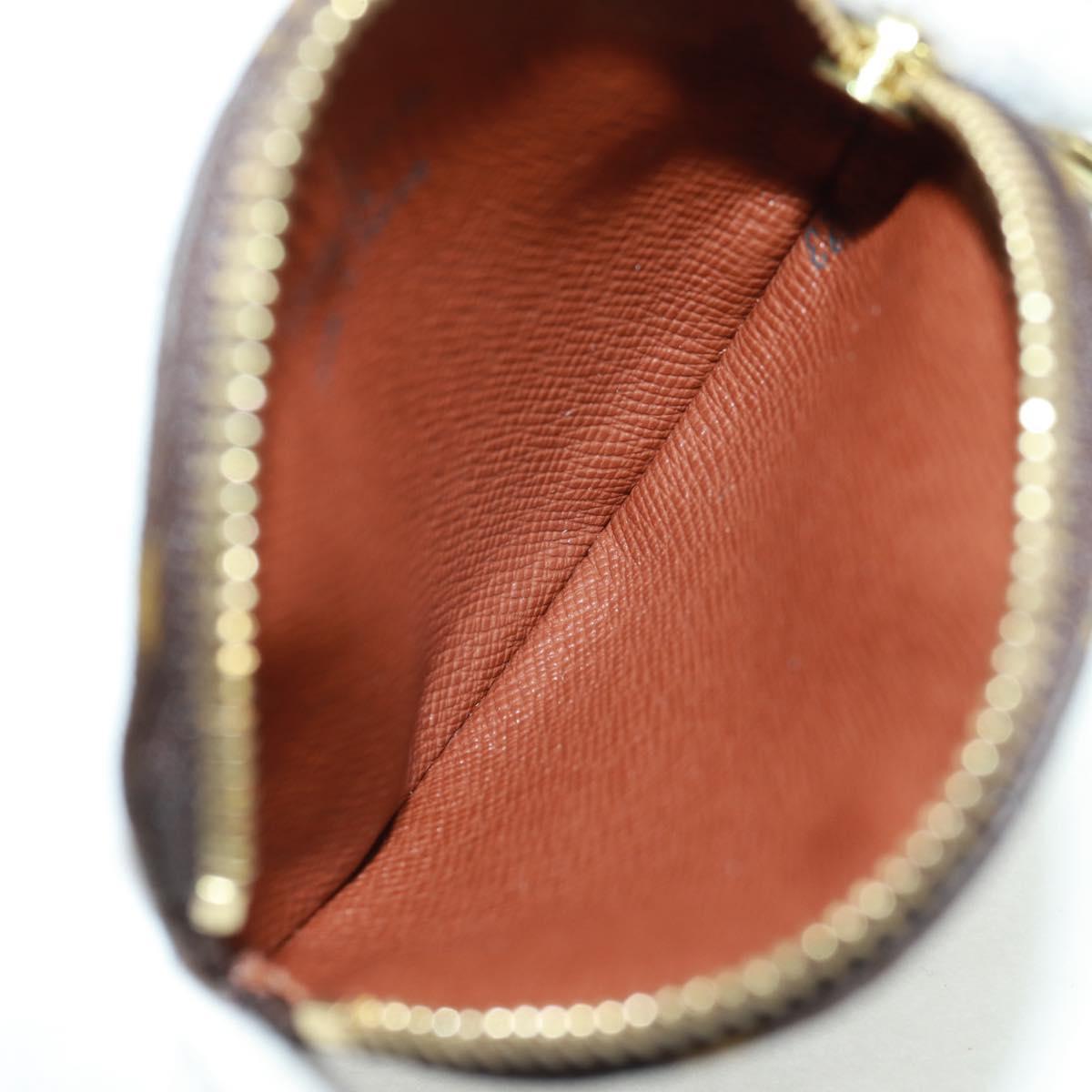 LOUIS VUITTON Monogram Porte Monnaie Rond Coin Purse M61926 LV Auth 168756V