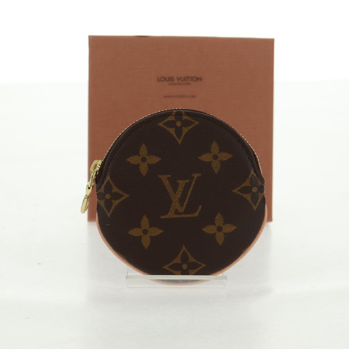 LOUIS VUITTON Monogram Porte Monnaie Rond Coin Purse M61926 LV Auth 168756V