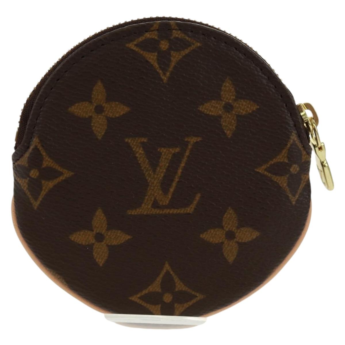 LOUIS VUITTON Monogram Porte Monnaie Rond Coin Purse M61926 LV Auth 168756V