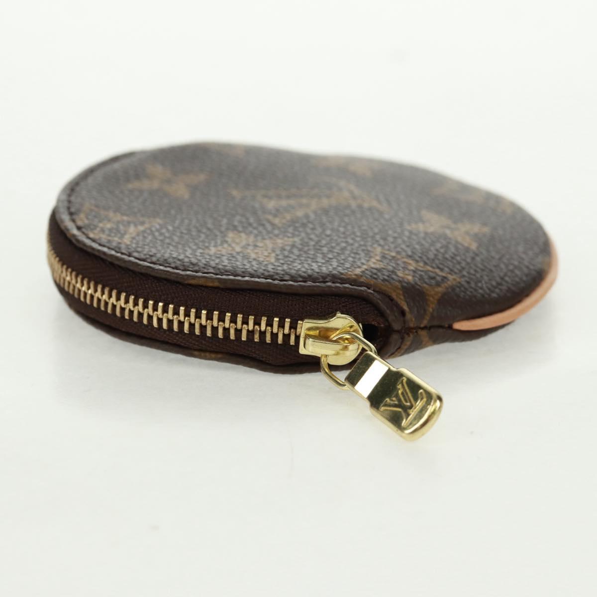 LOUIS VUITTON Monogram Porte Monnaie Rond Coin Purse M61926 LV Auth 168756V