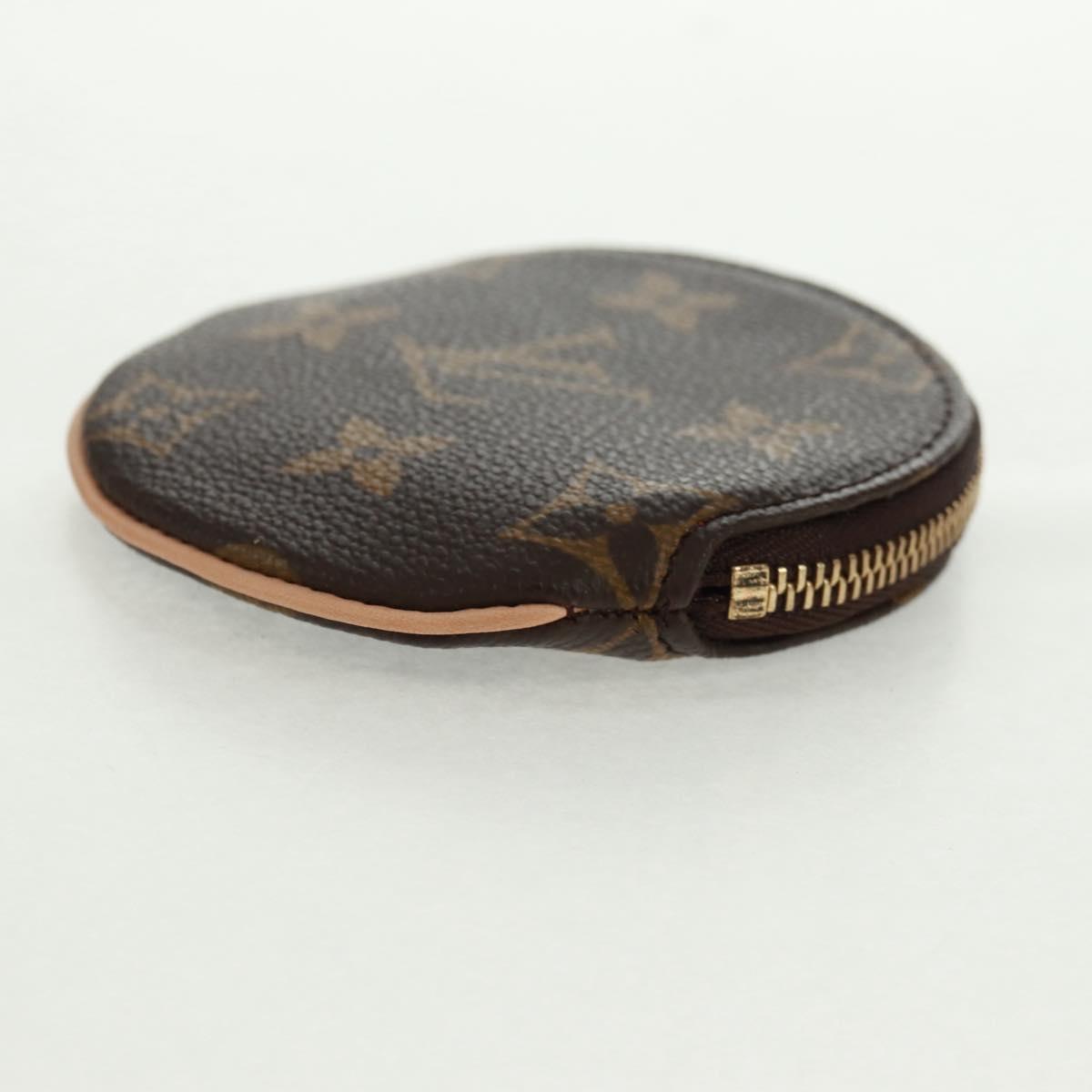 LOUIS VUITTON Monogram Porte Monnaie Rond Coin Purse M61926 LV Auth 168756V