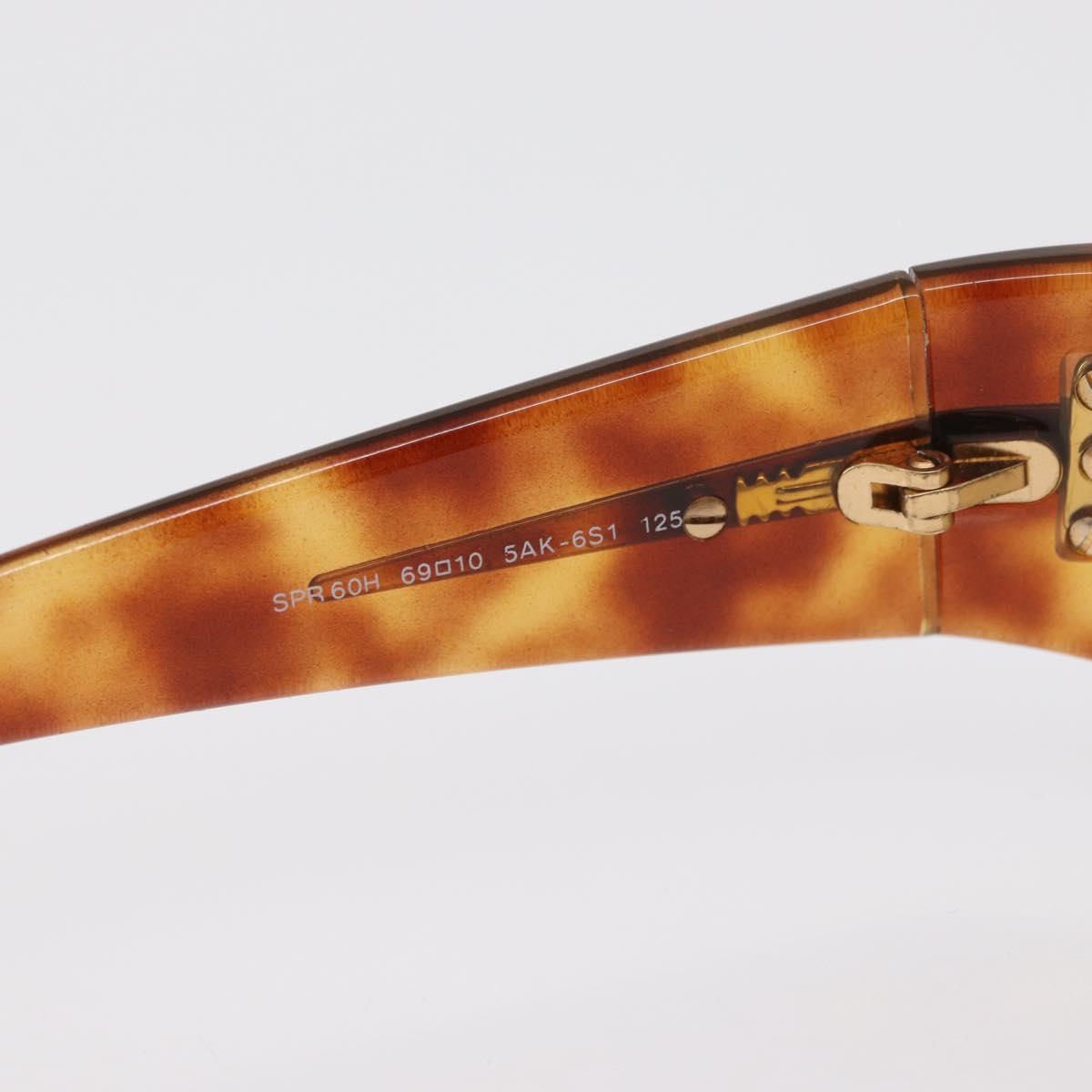 PRADA Sunglasses plastic Brown Auth 168768