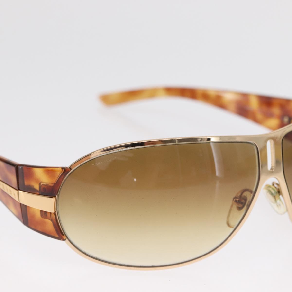 PRADA Sunglasses plastic Brown Auth 168768
