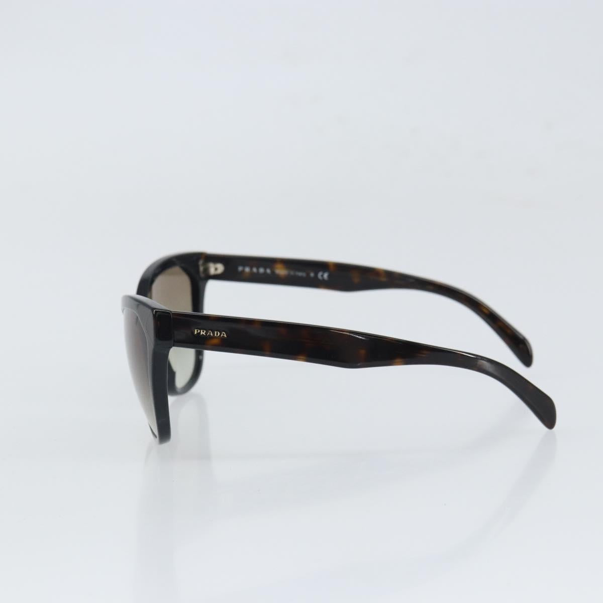 PRADA Sunglasses plastic Brown Auth 168769
