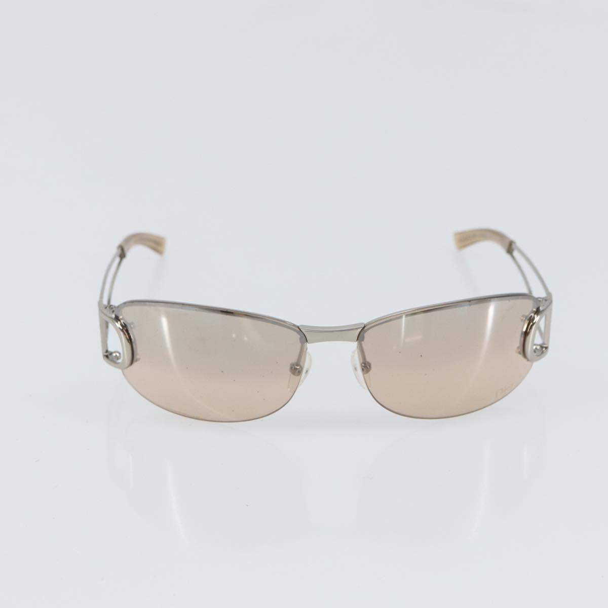 Christian Dior Sunglasses metal Beige Auth 168771V