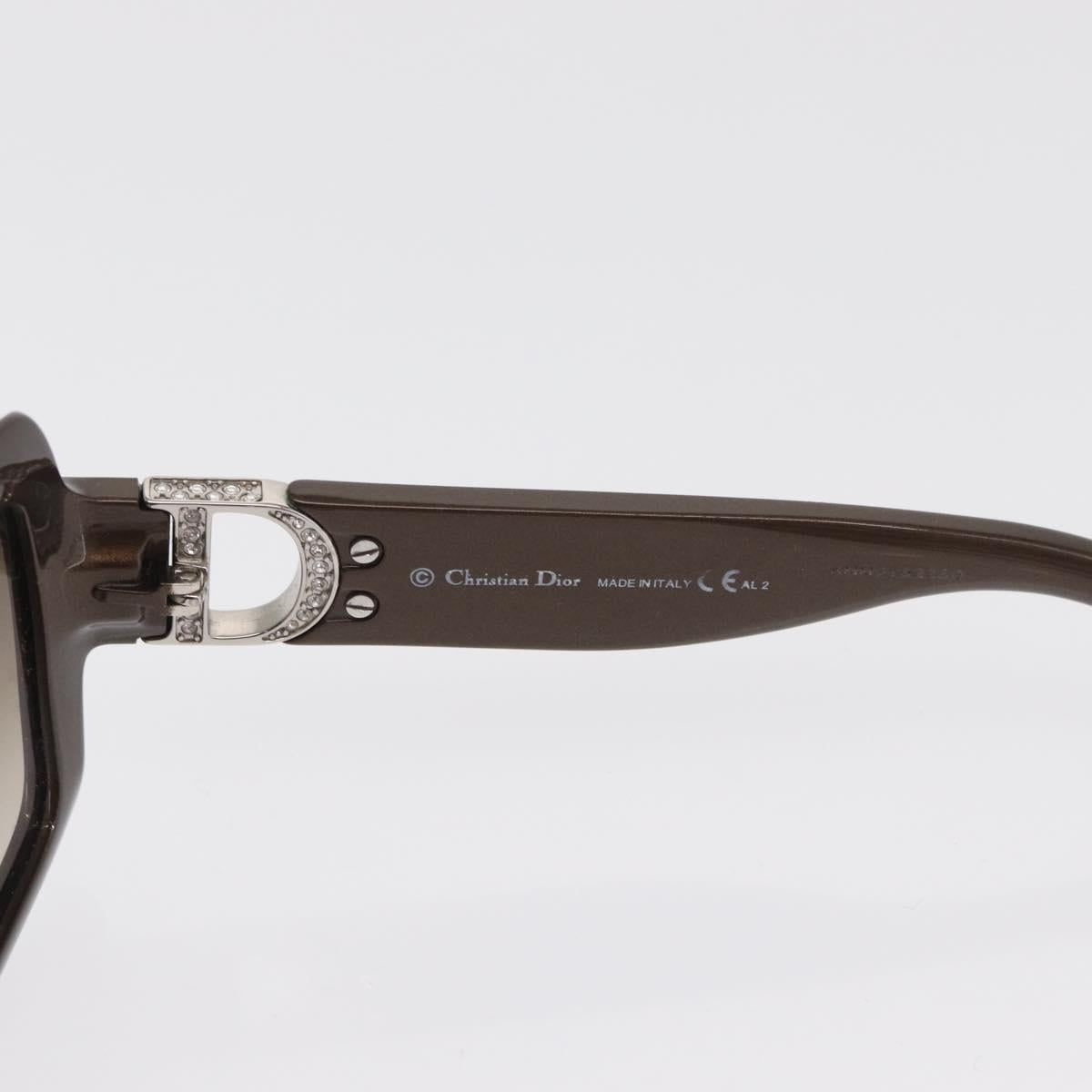 Christian Dior Sunglasses plastic Brown Auth 168776