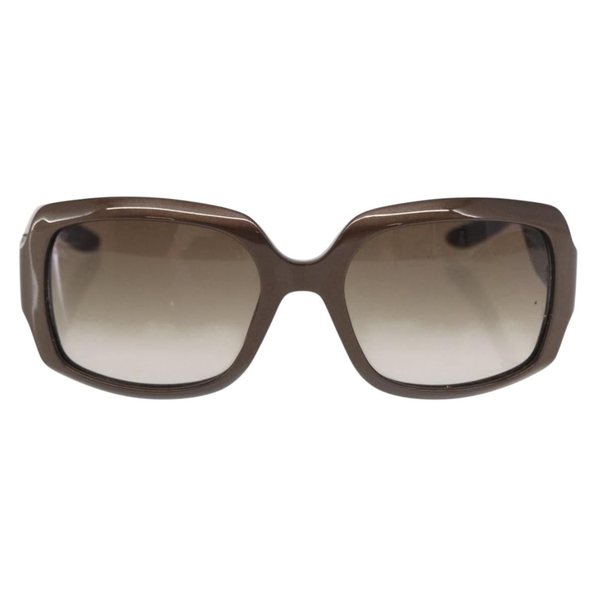 Christian Dior Sunglasses plastic Brown Auth 168776