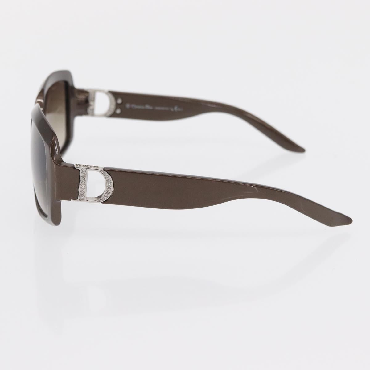 Christian Dior Sunglasses plastic Brown Auth 168776
