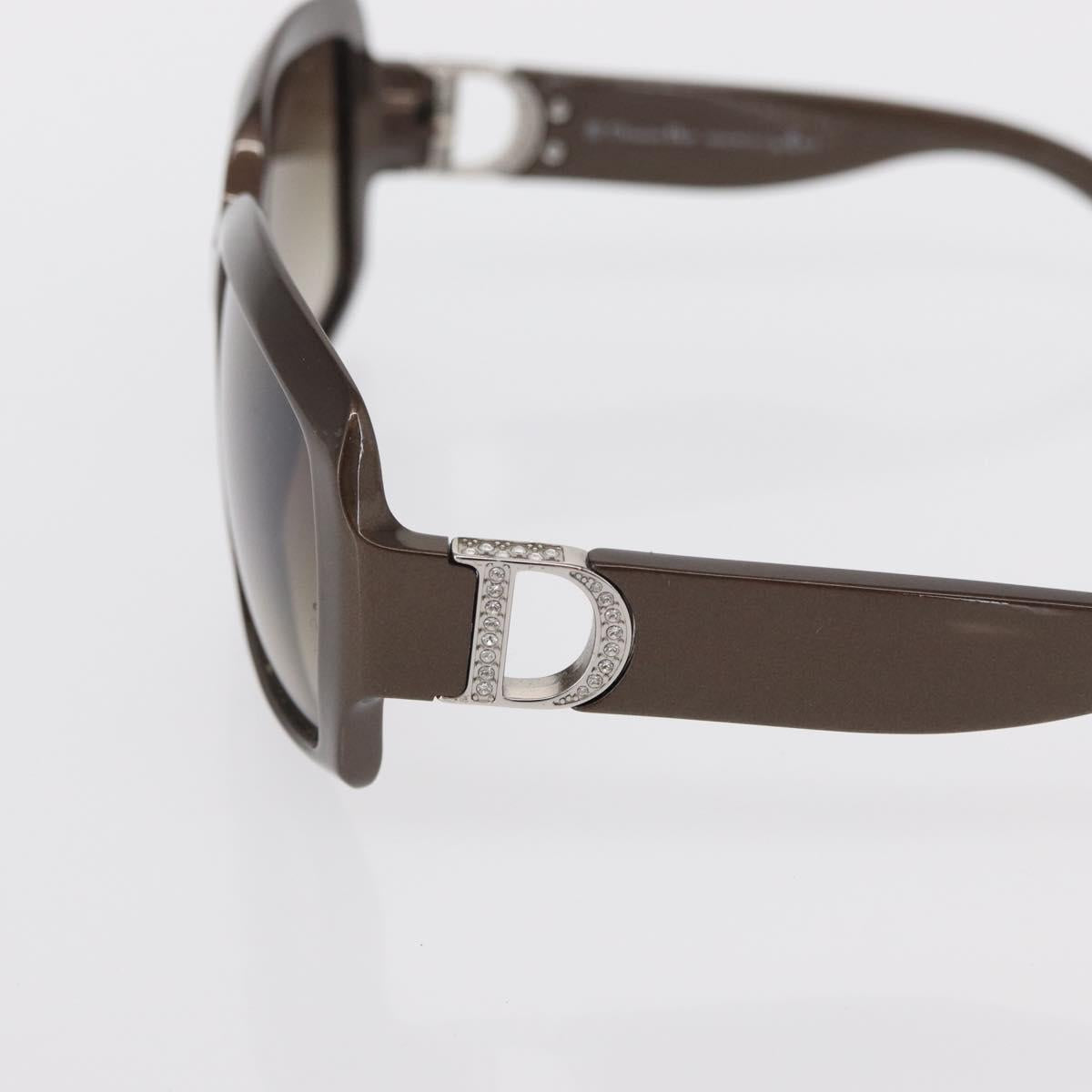 Christian Dior Sunglasses plastic Brown Auth 168776