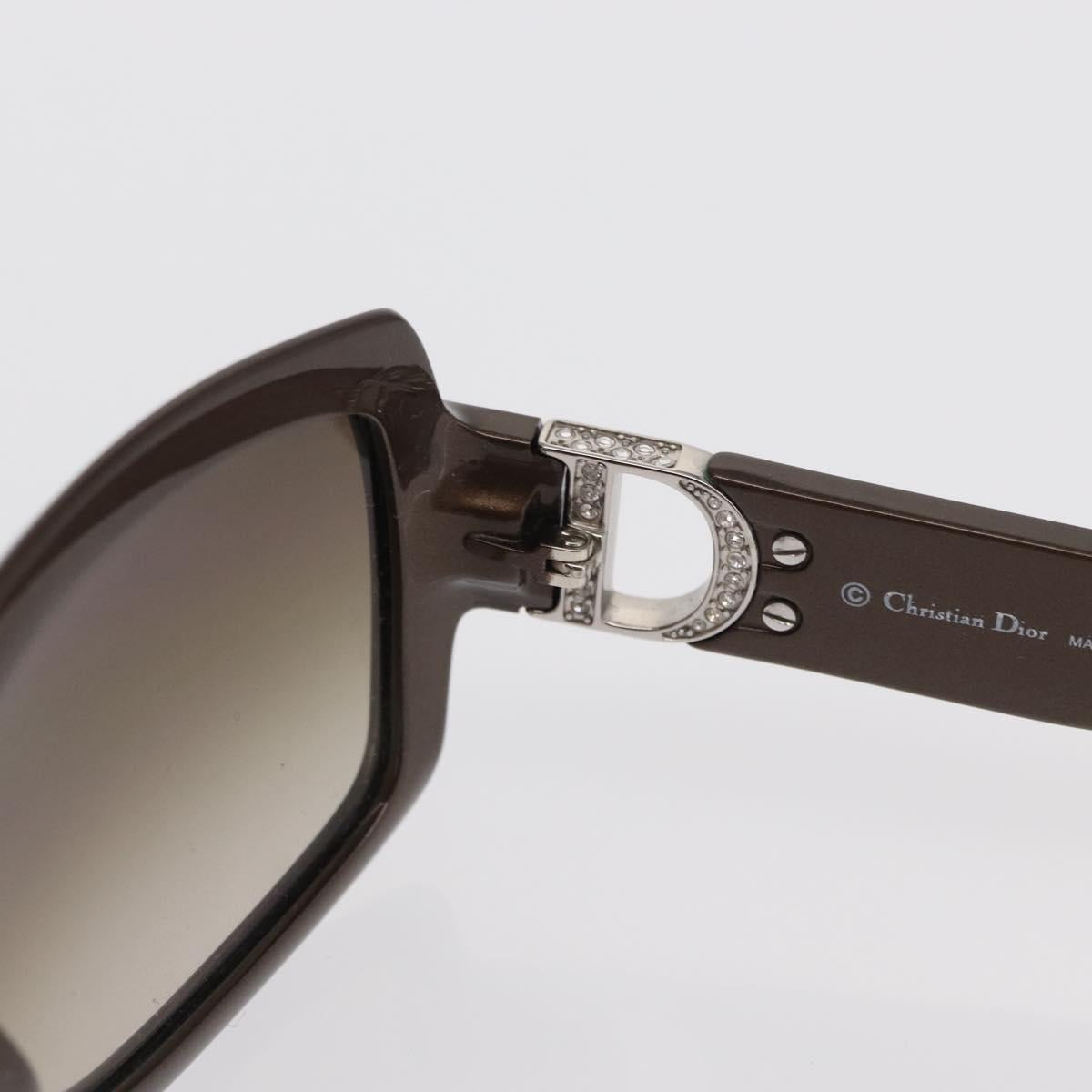 Christian Dior Sunglasses plastic Brown Auth 168776