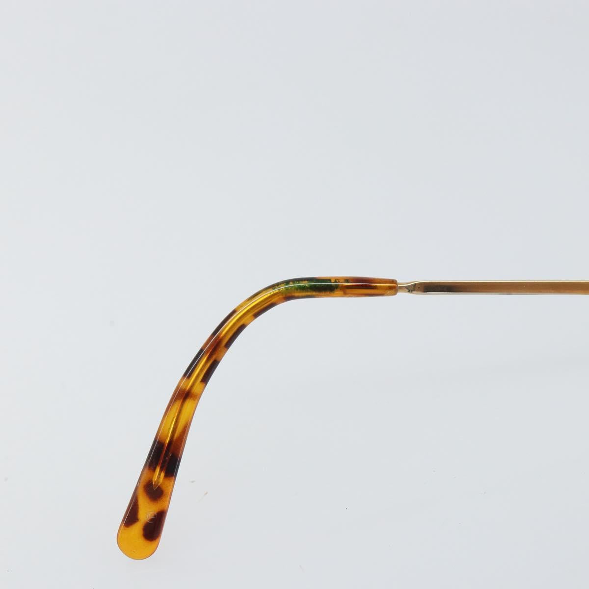 Christian Dior Glasses metal Brown Auth 168779