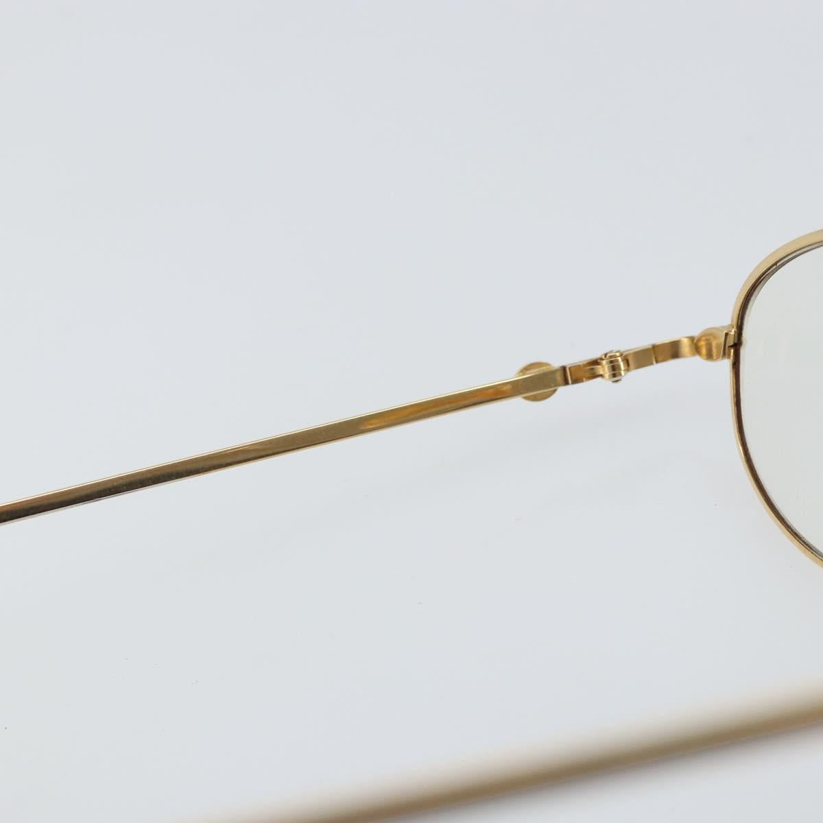 Christian Dior Glasses metal Brown Auth 168779